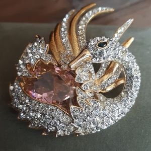 Pink superb swan pin by nolan miller